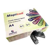MAPİCOİL 4:1 PLASTİK HELEZON SPİRAL 18MM.SİYAH 100 AD. 48 LOP