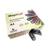 MAPİCOİL 4:1 PLASTİK HELEZON SPİRAL 20MM SİYAH 100 AD. 48 LOP