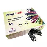 Mapicoil 4:1 Plastik Helezon Spiral 22Mm Siyah 50 Ad. 48 Lop