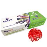 Mapicoil 4:1 Plastik Helezon Spiral 6Mm Kırmızı 200 Ad. 48 Lop