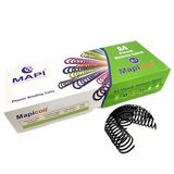 Mapicoil 4:1 Plastik Helezon Spiral 6Mm Siyah 200 Ad. 48 Lop