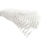 Mapicoil PLASTİK HELEZON SPİRAL 14MM. 4:1 BEYAZ 100 AD. 48 LOP POŞETLİ