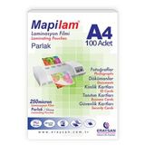 MAPİLAM 250 MİC. PARLAK LAMİNASYON FİLMİ (A4)100 LÜ