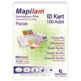 Mapilam 250 Mic. Parlak Laminasyon Filmi Id Kart 65 x 95 CM 100'lü