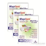Mapilam 250 Micron Parlak 85x115 mm Laminasyon Filmi