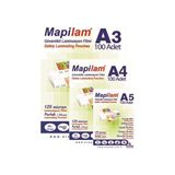 Mapilam A4 125 Mic Parlak Laminasyon Filmi 100 Adet Nüfus Cüzdanı ve Kimlikler İçin Koruma