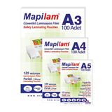 Mapilam A4 Parlak Laminasyon Filmi 150 Mic 100 Adet Güvenlikli Laminasyon Fonksiyonu