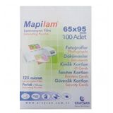 MapiLam Laminasyon Filmi 125 Mic. Poşeti 65 x 95 MM 100'lü