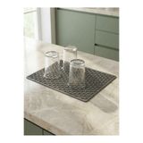 MappleHome Dikdörtgen Silikon Ayarlanabilir Kaydırmaz Lavabo Üst ve İç Matı 33x28