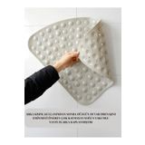 MappleHome ShellMat Vantuzlu Midye Tasarımlı Kaydırmaz Duş ve Banyo Paspası 54x54 cm