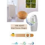 Maproworld 100 Adet Mango Kokulu Kirpi Pisuvar Süzgeci - Koku Giderici Kireç Çözücü Sıçrama Önleyici Tasarım