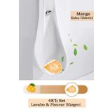 Maproworld 48'li Set Mango Kokulu Pisuvar Süzgeci – Lavabo Yer Gideri Koku Giderici Hijyenik Tuvalet Matı