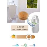 Maproworld Kirpi Pisuvar Süzgeci & Evotab Koku Giderici ve Kireç Yok Edici (5 Adet) - Mango Kokusu