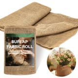 MAQIHAN Çuval Bezi Kumaş Rulo - Bahçe Çuval Bezi Kumaş Rulo 101,6 cm x 13 Feet Doğal Çuval Bezi Malzemesi Kumaş Rulo Ağaçlar Kumaş Çuval Bezi Ağacı Sarma Dış Mekan Bitki Jüt Kumaş El Sanatları