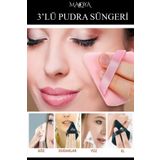 MAQYA Cosmetics 2'Lİ Pudra Fondöten BB Kream Yıkanabilir Sünger
