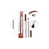 MAQYA Cosmetics Kaş Dövmesi Kahve Ton Suya Dayanaklı Kaş Kontürü Kalemi