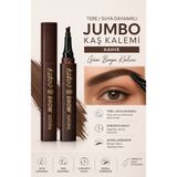 MAQYA KOZMETİK (1 ADET)Fine Sketch Microblading Kalıcı Kaş Kalemi -Kaş Doldurma-Suya Dayanıklı Kahve/Doğal Görünüm Veren Kalıcı Kaş Dolgunlaştırıcı Micro Fork Uçlu Kaş Kalemi