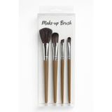 MAQYA KOZMETİK 4'lü Makyaj Fırçası Seti (Allık-Fondöten-Far-Crease) - Makeup Brush Set