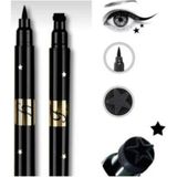 Maqya Kozmetik Çift Uçlu Yıldız Eyeliner Desenli Çuye