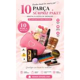MAQYA KOZMETİK KADINLARA ÖZEL 10 FARKLI ÜRÜN Makyaj Seti/far/maskara/ruj/makyaj fırçası/eyeliner