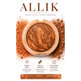 MAQYA KOZMETİK M. MİLANO Baked Blusher Işıltılı Fırınlanmış Toz Allık Kahve / Doğal Görünüm / Aynalı ve Süngerli