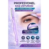 MAQYA KOZMETİK Yüz ve Kaş Tüy Alma Usturası, Açılır Kapanır 2 Adet Paslanmaz Yüz Usturası (TIRTIKLI JİLET)