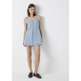 Mara Classic Denim Buz Mavisi Jean Elbise 1317104-A3186
