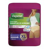 Mara Depend-XL Emici Külot Kadın Xl Beden 9'lu Paket Ultra Güvenli Esnek Yan Bariyer Ve Elastik Bel