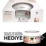 Mara Kalıcı Oje Seti 02 White + Manikür Peeling Hediye