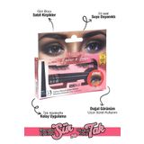 MARA KOZMETİK Manyetik Eyeliner'lı Mıknatıslı Doğal İpek Takma Kirpik Ekstra Yoğun