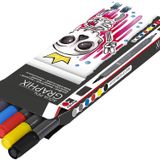 Marabu 014500102 Aqua Pen Kalem Seti Manga Bubblegum King 6Lı, 6Lı
