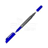 Marabu 1.0 mm-0.5 mm 055 Dark Ultramarine Graphix Permanent Marker Çift Uçlu Kalem