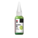 Marabu 12160059365 - Alkollü Mürekkep Neon Yeşil, 20 ml, Alkollü Mürekkep, Fluid Art, Reçine Sanatı ve Epoksi Reçine için, Emici olmayan Zeminler için, Kaplamalı Özel Kağıt, Metal, Seramik ve Cam