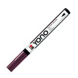 Marabu 12400101285 - YONO Marker, Kahverengi 285, Çok yönlü akrilik kalem, ince Japon yuvarlak uçlu 0,5 - 1,5 mm, su bazlı, solmaz ve su geçirmez, neredeyse tüm zeminler için