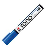 Marabu 12400102053 - YONO Marker, Koyu Mavi 053, Çok yönlü akrilik kalem, Japon kama uçlu 0,5 - 5 mm, su bazlı, solmaz ve suya dayanıklı, neredeyse tüm zeminler için