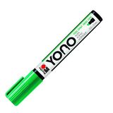 Marabu 12400102067 - YONO Marker, meyve suyu yeşili 067, çok yönlü akrilik kalem, Japon kama uçlu, 0,5-5 mm, su bazlı, solmaz ve suya dayanıklı, neredeyse tüm zeminler için
