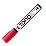 Marabu 12400102125 - YONO Marker, Kiraz 125, çok yönlü akrilik kalem, Japon kama uçlu 0,5 - 5 mm, su bazlı, solmaz ve suya dayanıklı, neredeyse tüm zeminler için