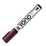 Marabu 12400102285 - YONO Marker, Kahverengi 285, Çok yönlü akrilik kalem, Japon kama uçlu 0,5 - 5 mm, su bazlı, solmaz ve suya dayanıklı, neredeyse tüm zeminler için