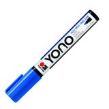 Marabu 12400103053 - YONO Marker, Koyu Mavi 053, Japon Yuvarlak Uçlu Çok Yönlü Akrilik Kalem, 1,5-3 mm, Su Bazlı, Işık Geçirmez ve Suya Dayanıklı, Neredeyse Tüm Zeminler için