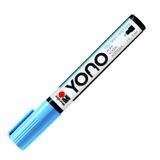 Marabu 12400103256 - YONO Marker, pastel mavi 256, çok yönlü akrilik kalem, Japon yuvarlak uçlu 1,5 - 3 mm, su bazlı, solmaz ve suya dayanıklı, neredeyse tüm zeminler için