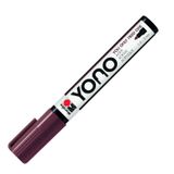 Marabu 12400103285 - YONO Marker, Kahverengi 285, Çok Yönlü Akrilik Kalem Japon Yuvarlak Uçlu 1,5 - 3 mm, Su Bazlı, Işığa Dayanıklı ve Suya Dayanıklı, Neredeyse Tüm Zeminler için