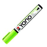 Marabu 12400103365 - YONO Marker, neon yeşil 365, çok yönlü akrilik kalem, Japon yuvarlak uçlu 1,5 - 3 mm, su bazlı, solmaz ve suya dayanıklı, neredeyse tüm zeminler için