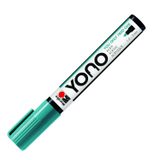 Marabu 12400103998 - YONO Marker, Turkuaz Mavisi 998, Çok Yönlü Akrilik Kalem, Japon Yuvarlak Uçlu, 1,5-3 mm, Su Bazlı, Solmaya Dayanıklı ve Suya Dayanıklı, Neredeyse Tüm Zeminler için
