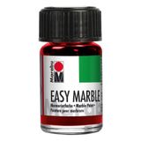 Marabu 130539038 Easy Marble Efekt Ve Ebru Boyası 038 15Ml Yakut Kırmızısı, Yakut Kırmızısı