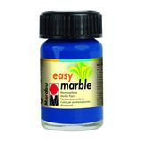 Marabu 130539055 Easy Marble Efekt Ve Ebru Boyası 055 15Ml Koyu Ultramarin Mavi, Koyu Ultramarin Mavi