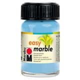 Marabu 130539090 Easy Marble Efekt ve Ebru boyası 090 15ml Açık mavi, Açık mavi