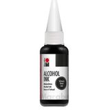 Marabu 20 ml 073 Black Alcohol Ink Alkol Bazlı Mürekkep
