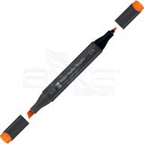 Marabu 243323 925 Brilliant Orange Graphix Sketch Marker Çift Uçlu Kalem