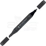 Marabu 243343 988 Warm Grey Deep Graphix Sketch Marker Çift Uçlu Kalem
