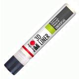 Marabu 3D Liner Kabaran Kumaş Boyası 25Ml Glow In The Dark Yellow
